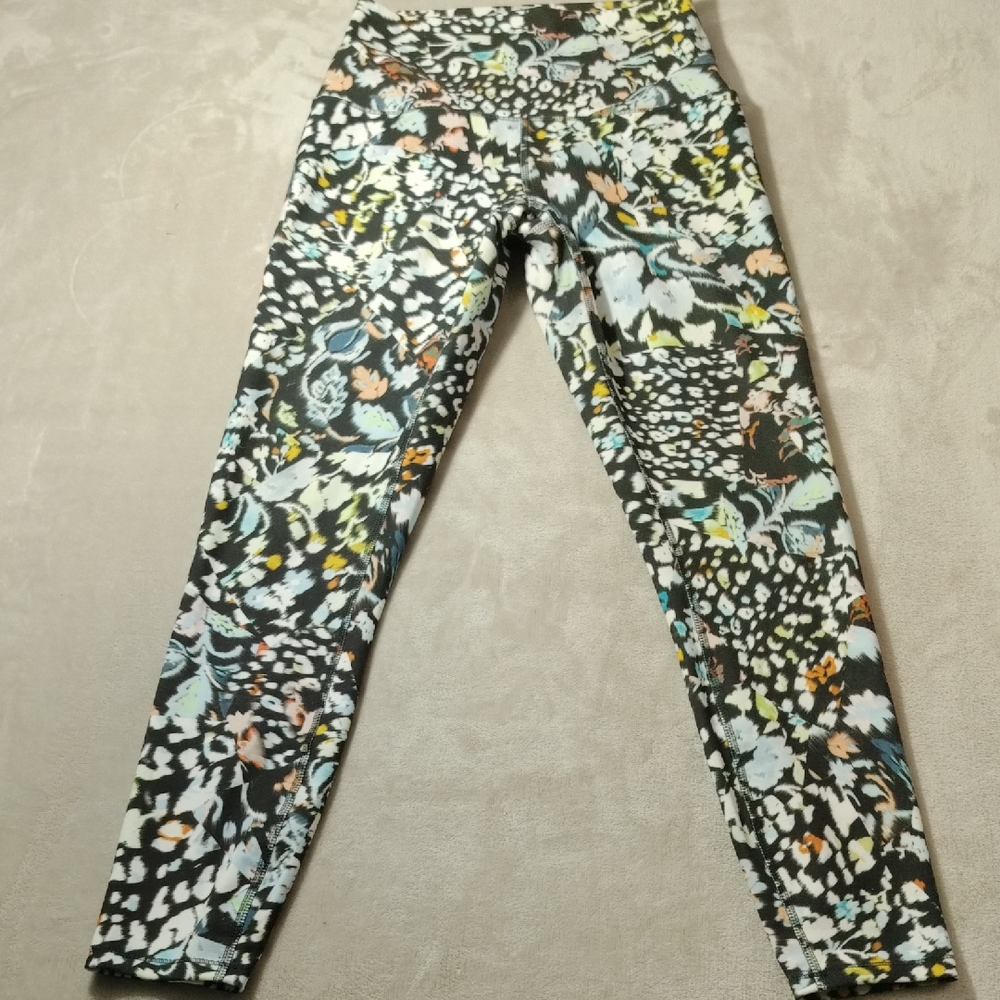RBX Multicolor Abstract Pattern Leggings